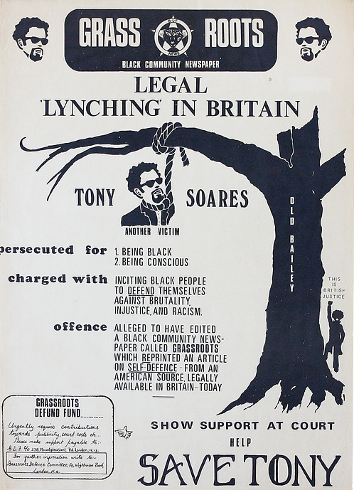 Tony Soares charged, pamghlet, 1973